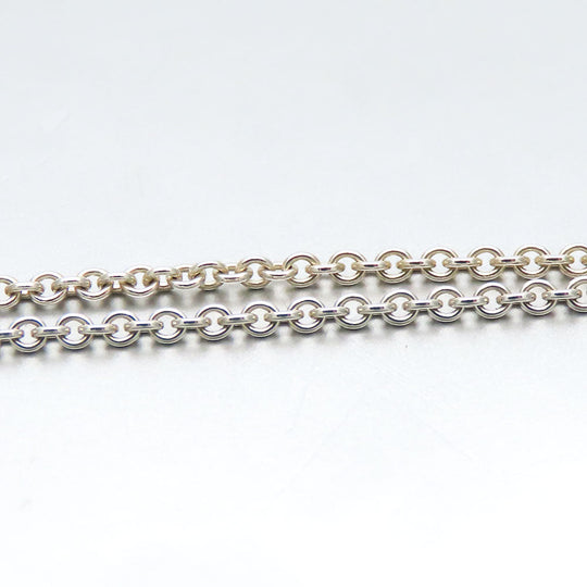 TIFFANY&Co. Necklace Silver925 Silver Open heart Women Used Authentic