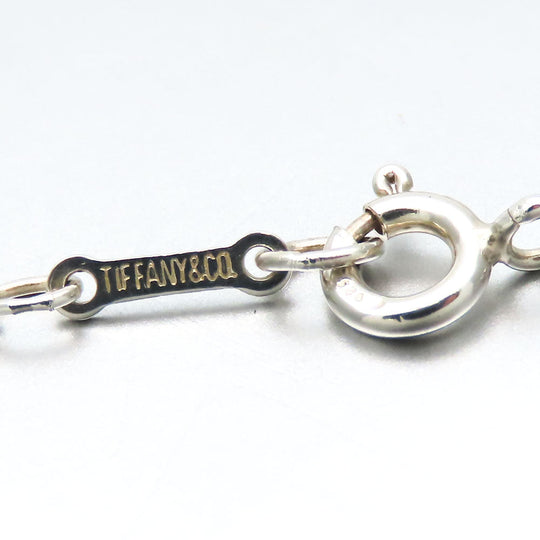 TIFFANY&Co. Necklace Silver925 Silver Open heart Women Used Authentic