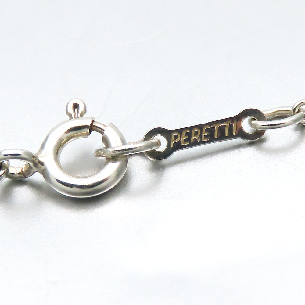 TIFFANY&Co. Necklace Silver925 Silver Open heart Women Used Authentic