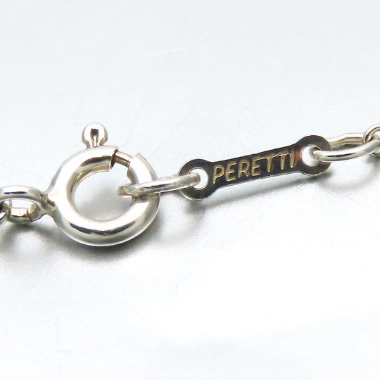 TIFFANY&Co. Necklace Silver925 Silver Open heart Women Used Authentic