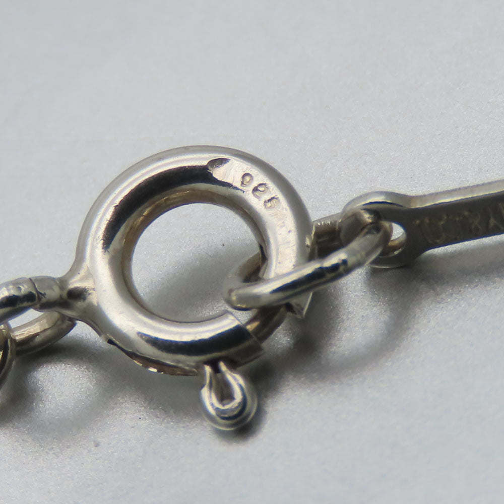 TIFFANY&Co. Necklace Silver925 Silver Open heart Women Used Authentic