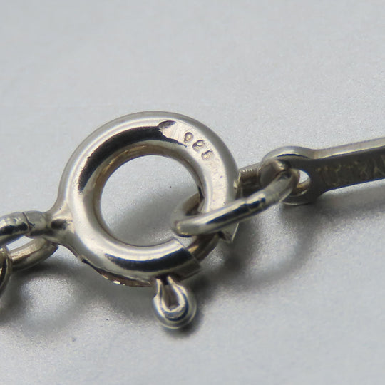TIFFANY&Co. Necklace Silver925 Silver Open heart Women Used Authentic