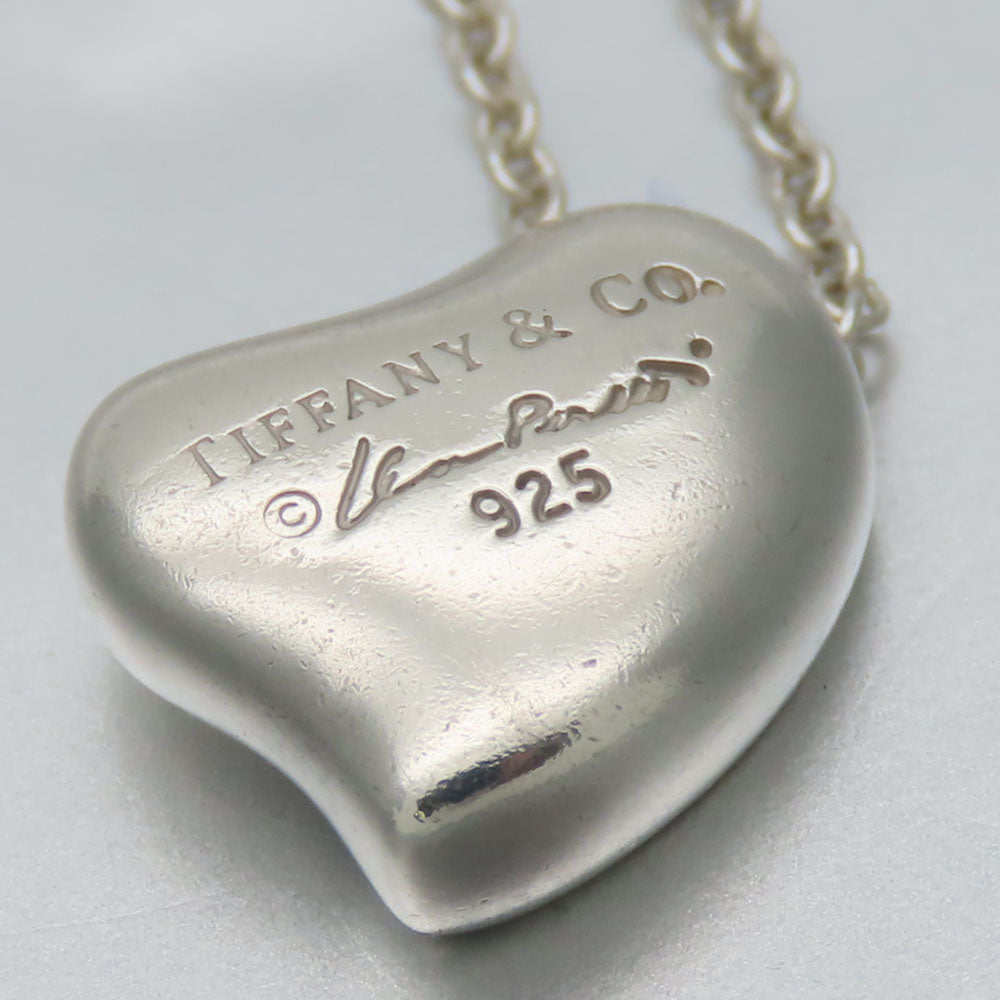 TIFFANY&Co. Necklace Silver925 Silver Full heart Women Used Authentic