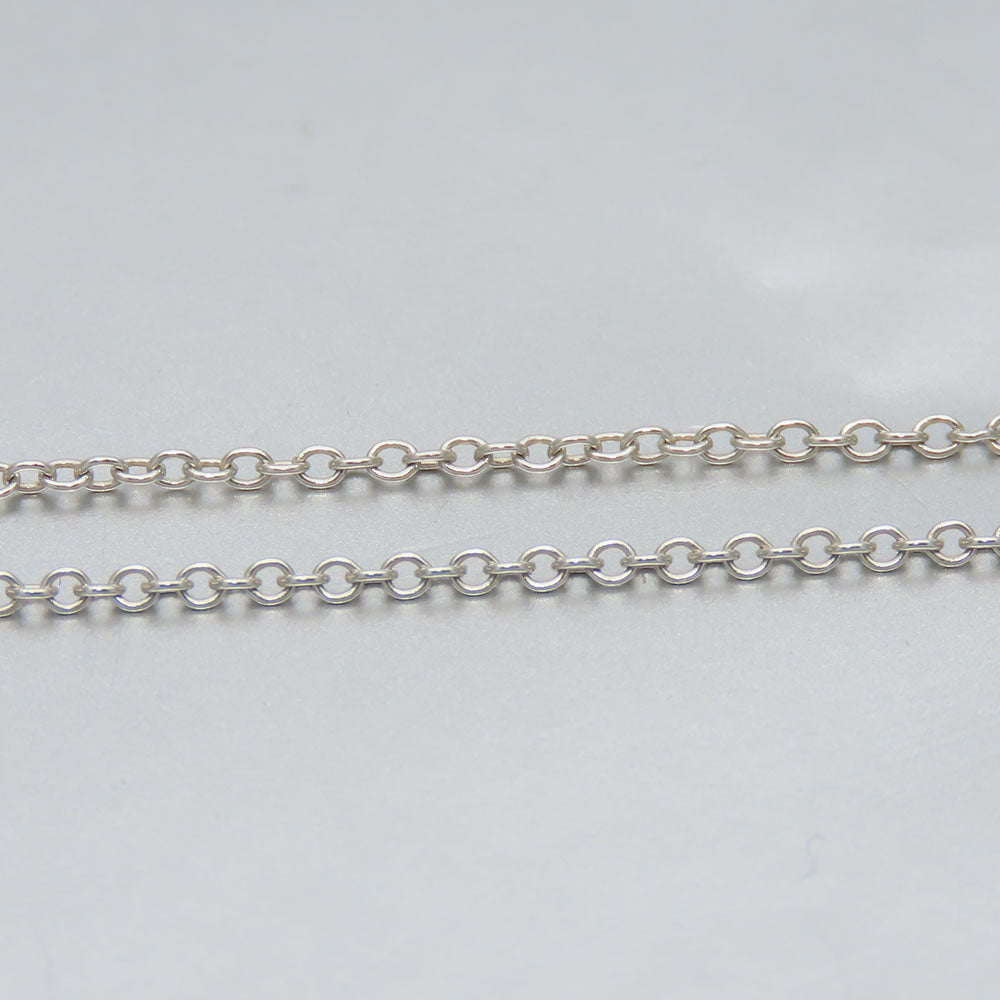 TIFFANY&Co. Necklace Silver925 Silver Full heart Women Used Authentic