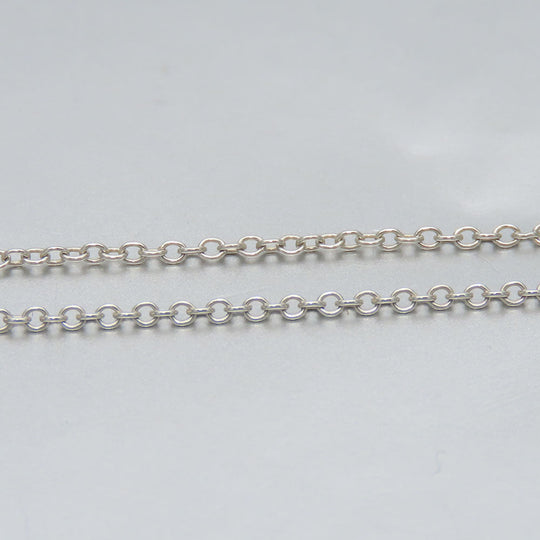 TIFFANY&Co. Necklace Silver925 Silver Full heart Women Used Authentic