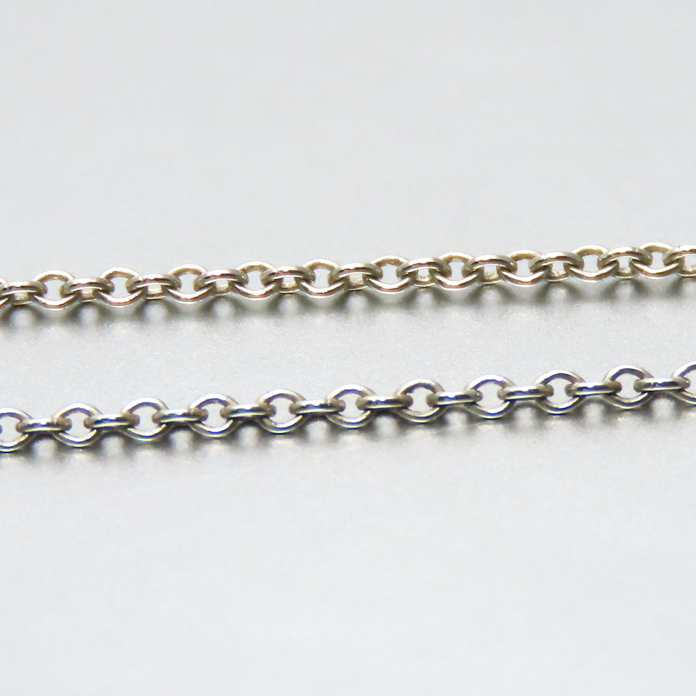 TIFFANY&Co. Necklace Silver925 Silver Bean Women Used Authentic