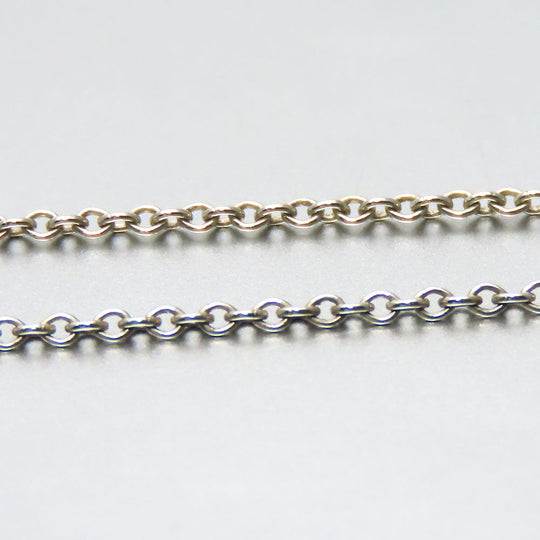 TIFFANY&Co. Necklace Silver925 Silver Bean Women Used Authentic