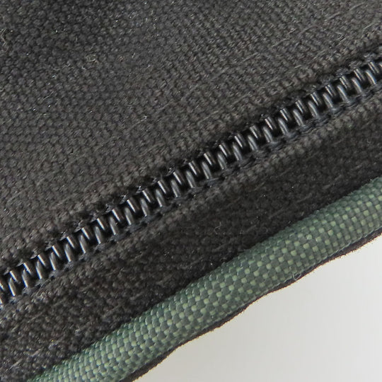 CHANEL Shoulder Bag canvas black Women Used Authentic