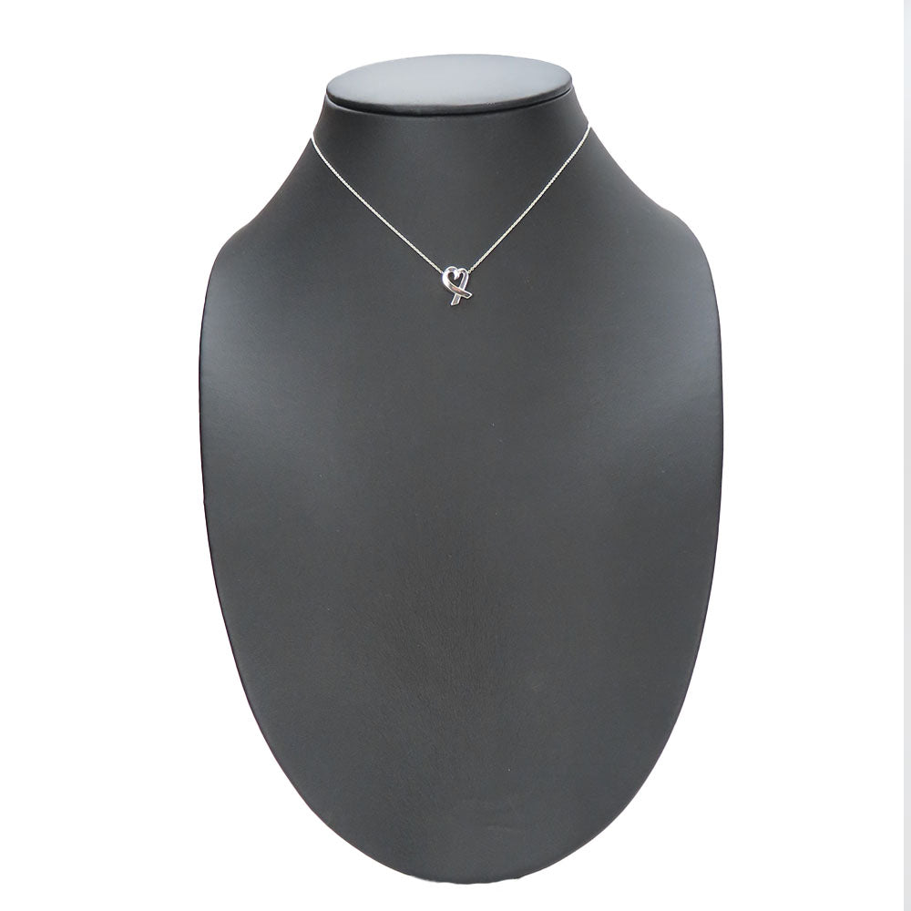 TIFFANY&Co. Necklace Silver925 Silver Loving heart Women Used Authentic