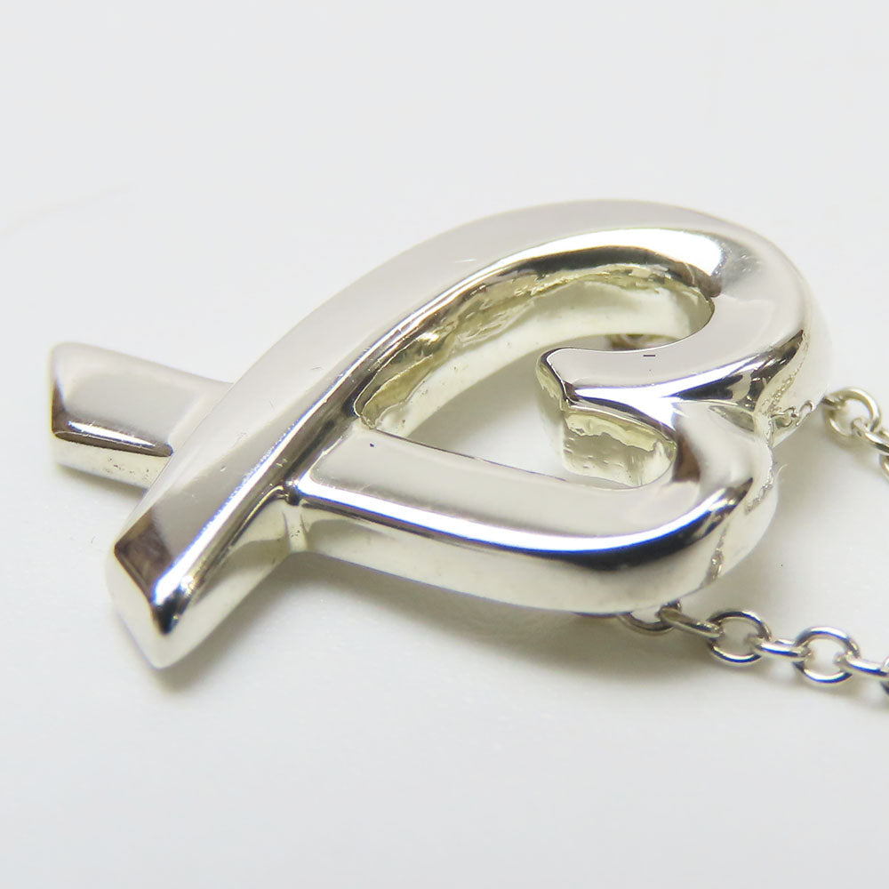 TIFFANY&Co. Necklace Silver925 Silver Loving heart Women Used Authentic