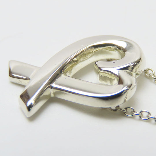 TIFFANY&Co. Necklace Silver925 Silver Loving heart Women Used Authentic