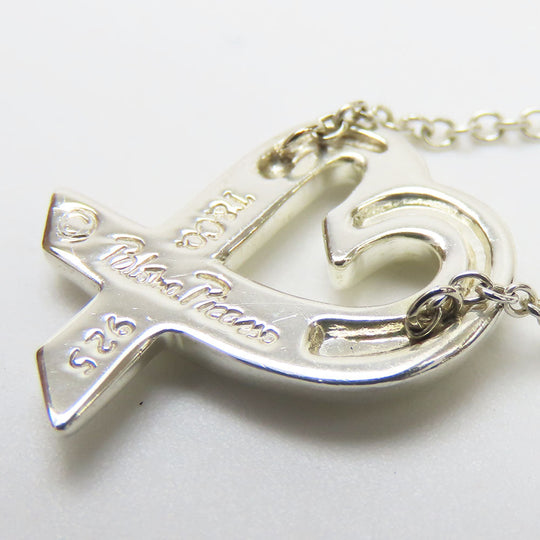 TIFFANY&Co. Necklace Silver925 Silver Loving heart Women Used Authentic
