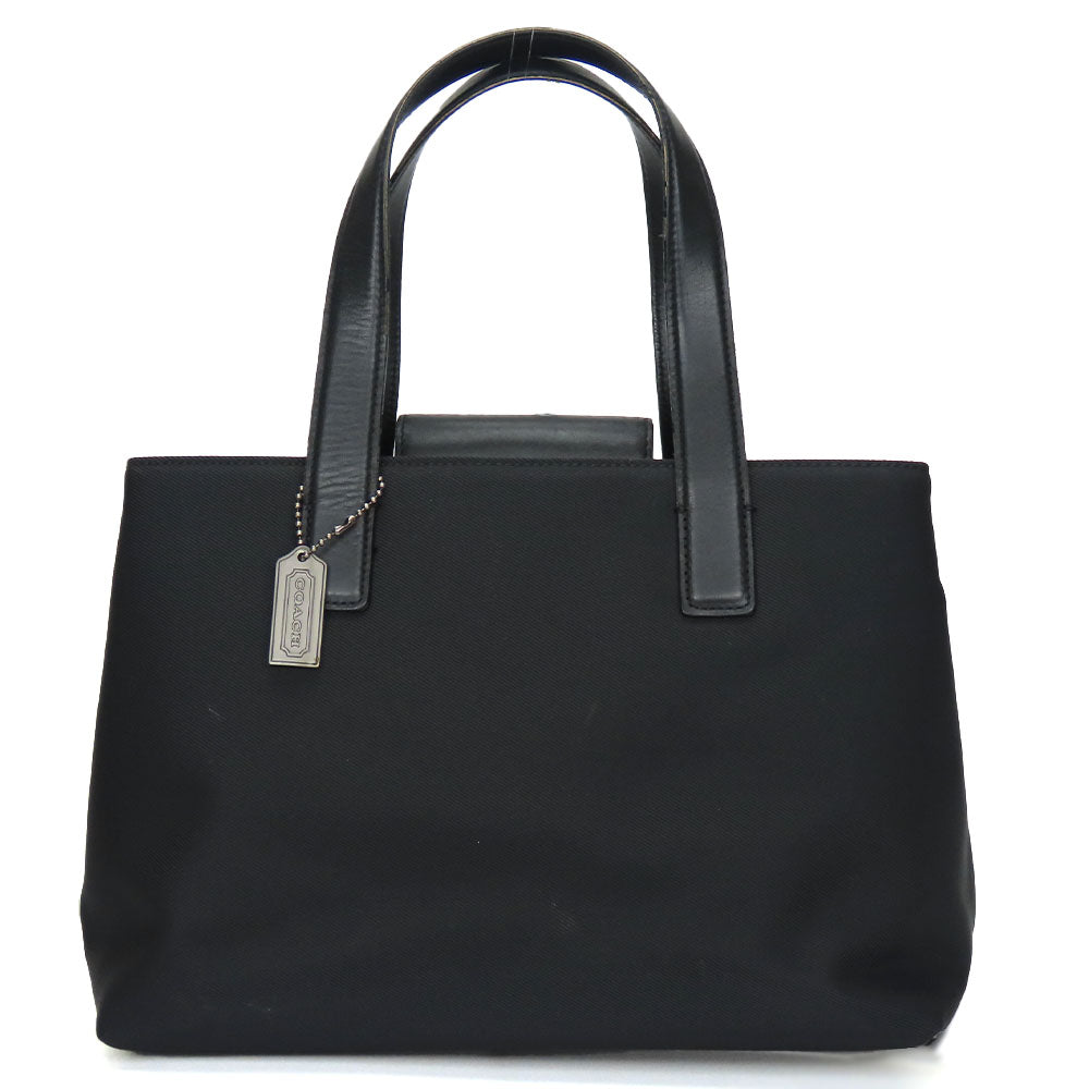 COACH Handbag 7400 Nylon, Leather black Women Used Authentic
