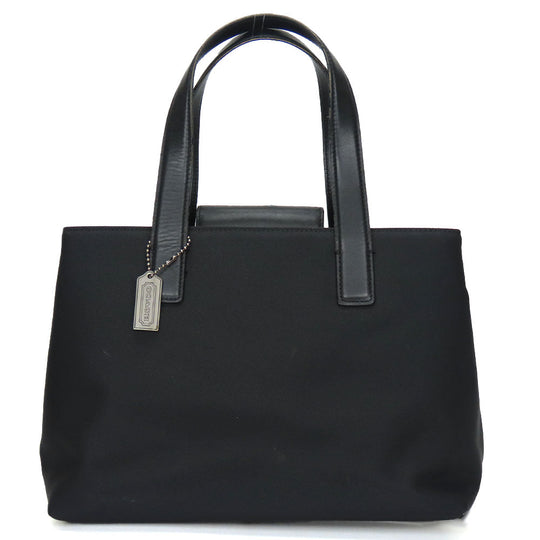 COACH Handbag 7400 Nylon, Leather black Women Used Authentic