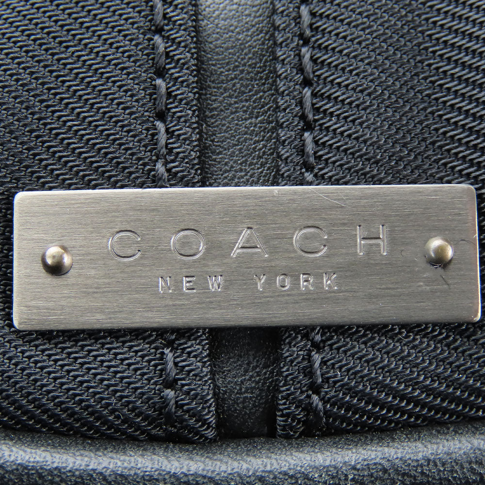 COACH Handbag 7400 Nylon, Leather black Women Used Authentic