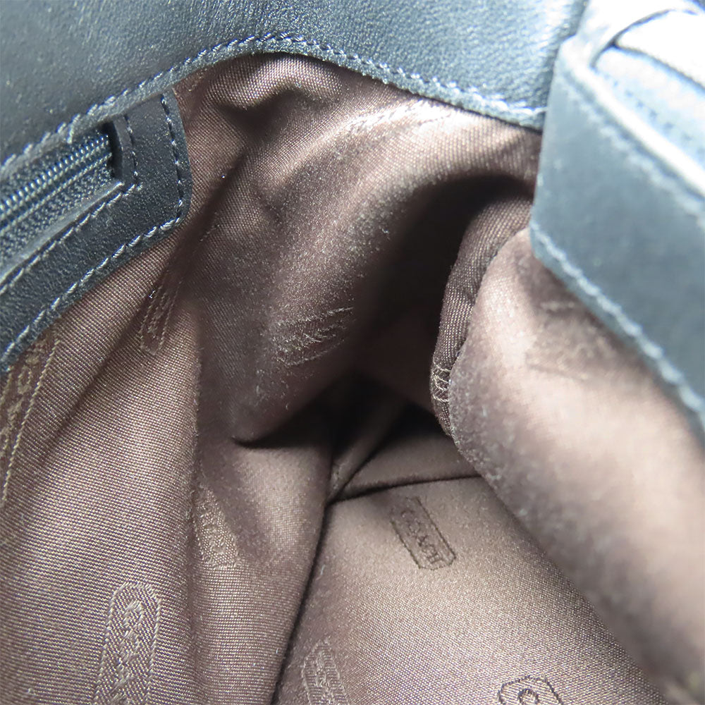 COACH Handbag 7400 Nylon, Leather black Women Used Authentic