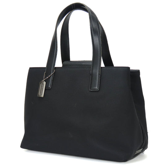 COACH Handbag 7400 Nylon, Leather black Women Used Authentic