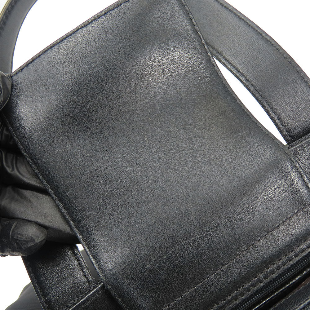 COACH Handbag 7400 Nylon, Leather black Women Used Authentic