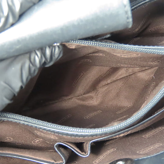 COACH Handbag 7400 Nylon, Leather black Women Used Authentic
