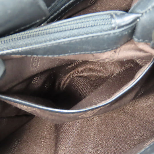 COACH Handbag 7400 Nylon, Leather black Women Used Authentic