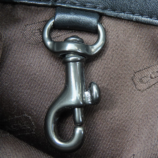 COACH Handbag 7400 Nylon, Leather black Women Used Authentic