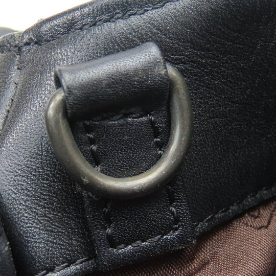 COACH Handbag 7400 Nylon, Leather black Women Used Authentic