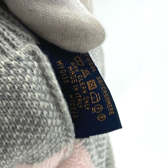 LOUIS VUITTON Knit hat M70844 Wool / cashmere beige Bonnet Pop Monogram