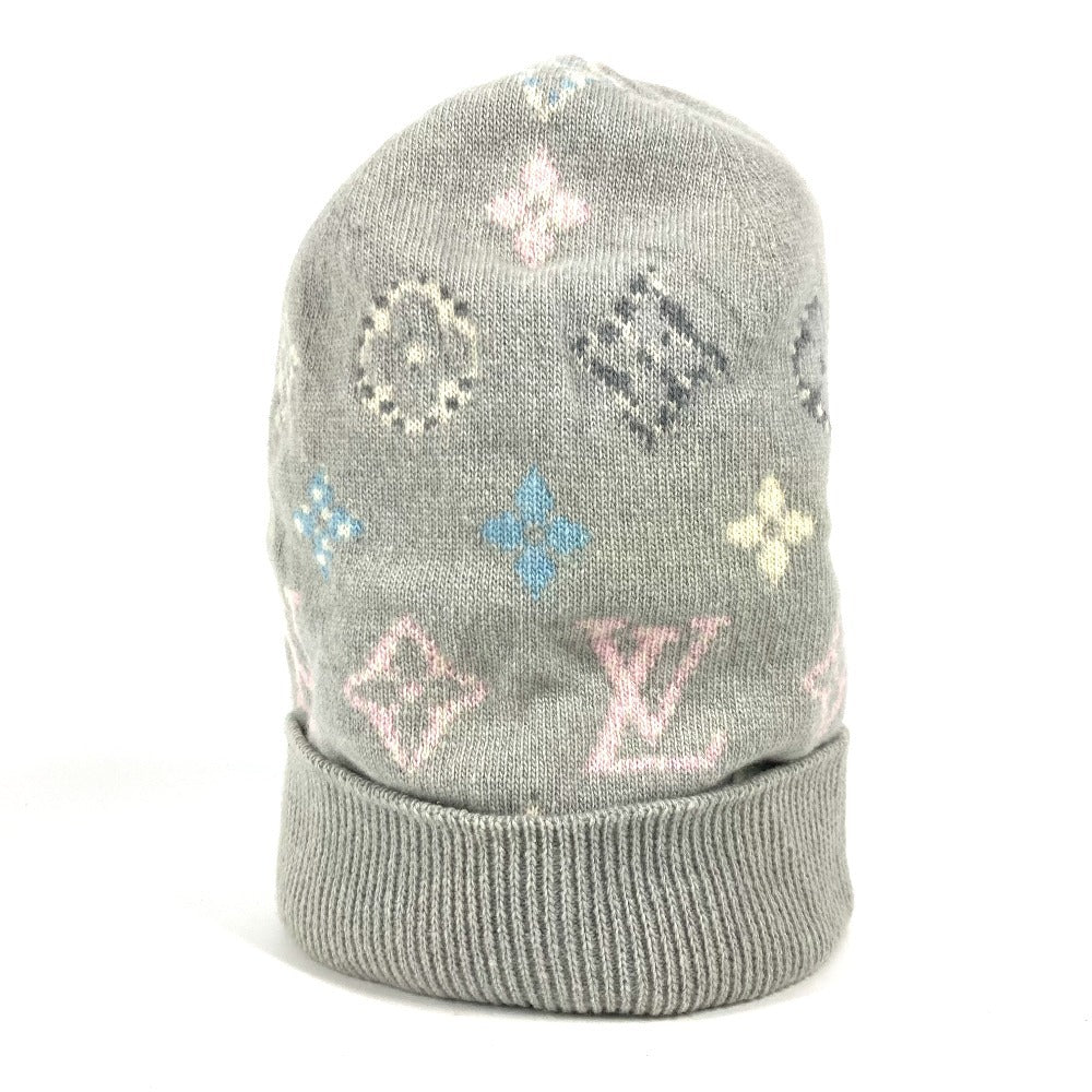 LOUIS VUITTON Knit hat M70844 Wool / cashmere beige Bonnet Pop Monogram