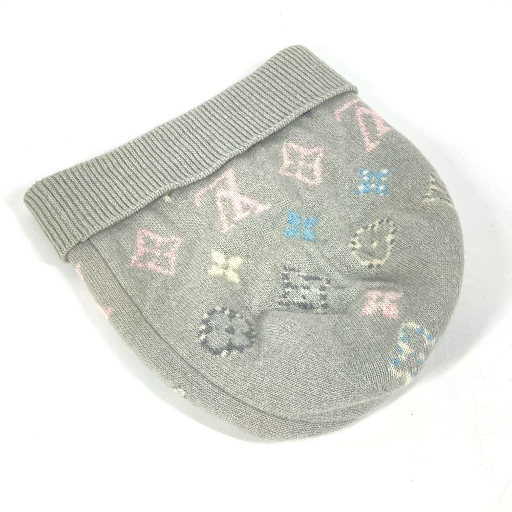 LOUIS VUITTON Knit hat M70844 Wool / cashmere beige Bonnet Pop Monogram