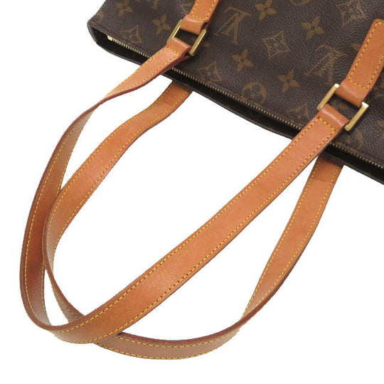 LOUIS VUITTON Tote Bag M51148 Monogram canvas Brown Monogram Cabas Piano Women Used Authentic