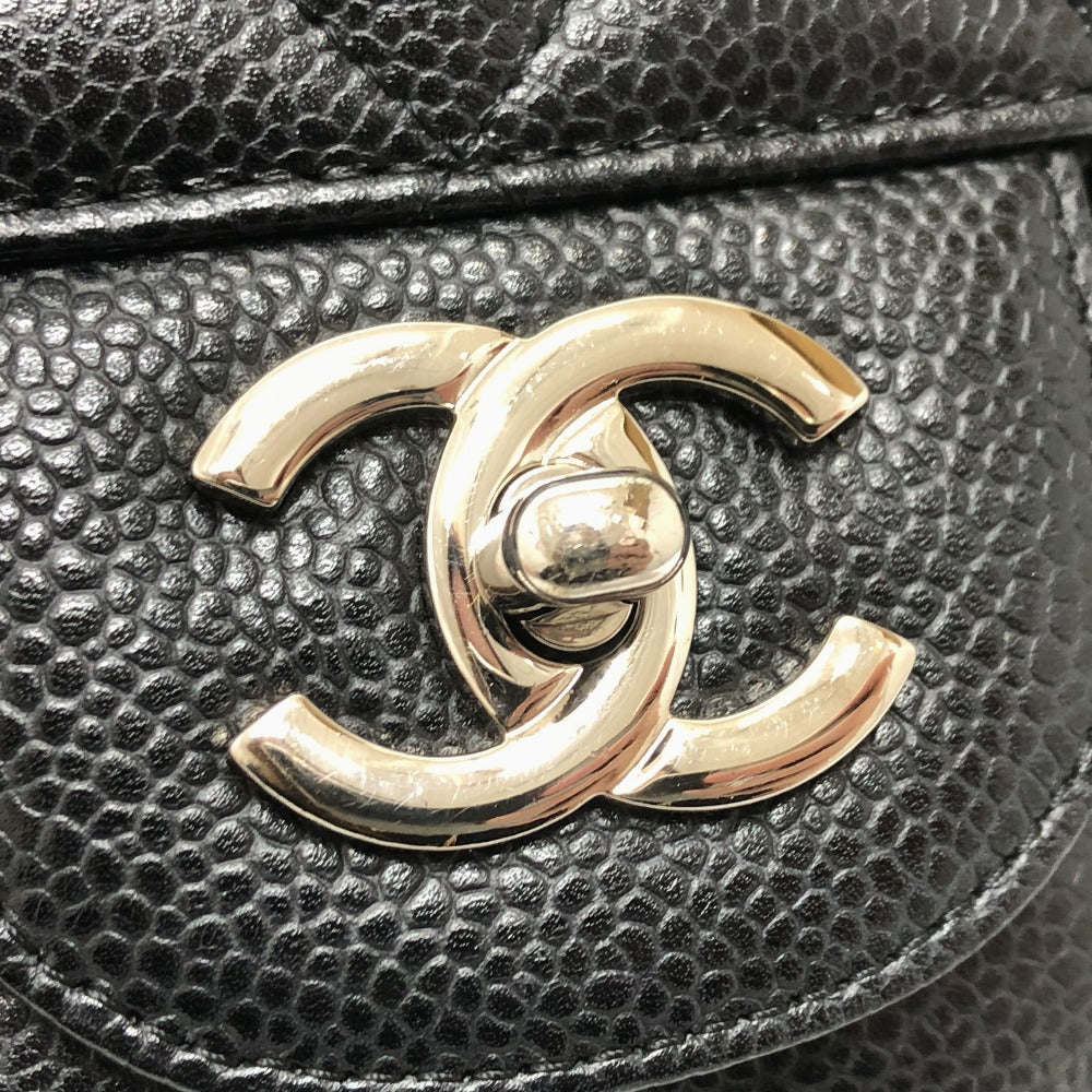 CHANEL Shoulder Bag A28600 Caviar skin black Matrasse 30 Women Used Authentic