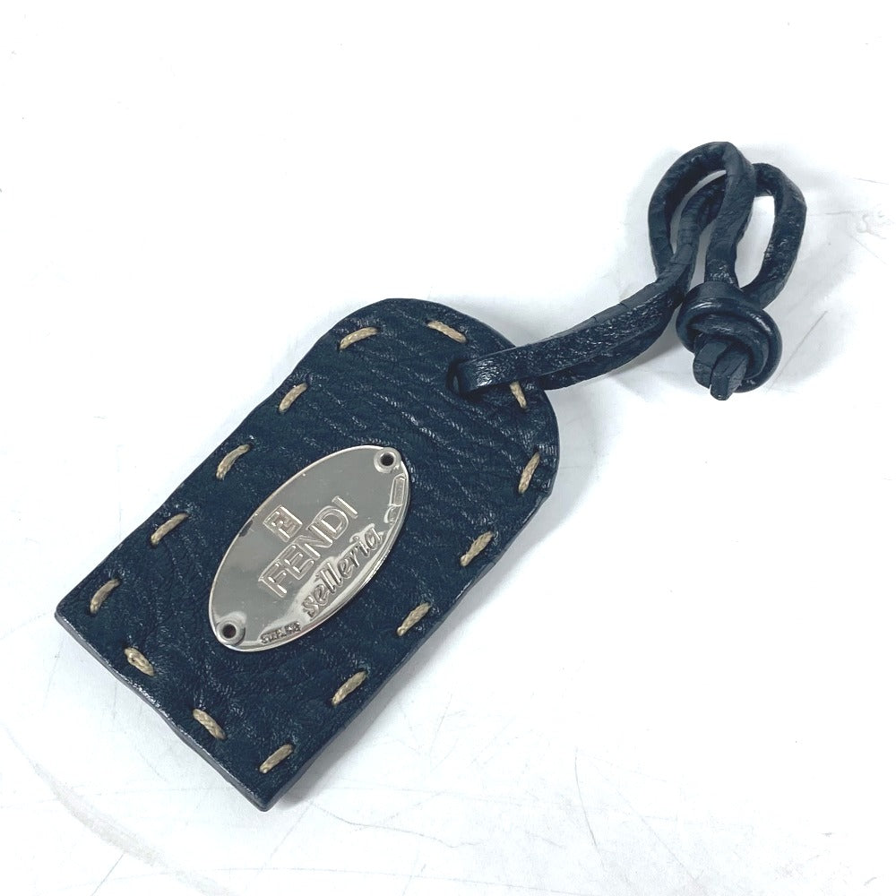 FENDI Handbag 8BR264 leather black Celeria