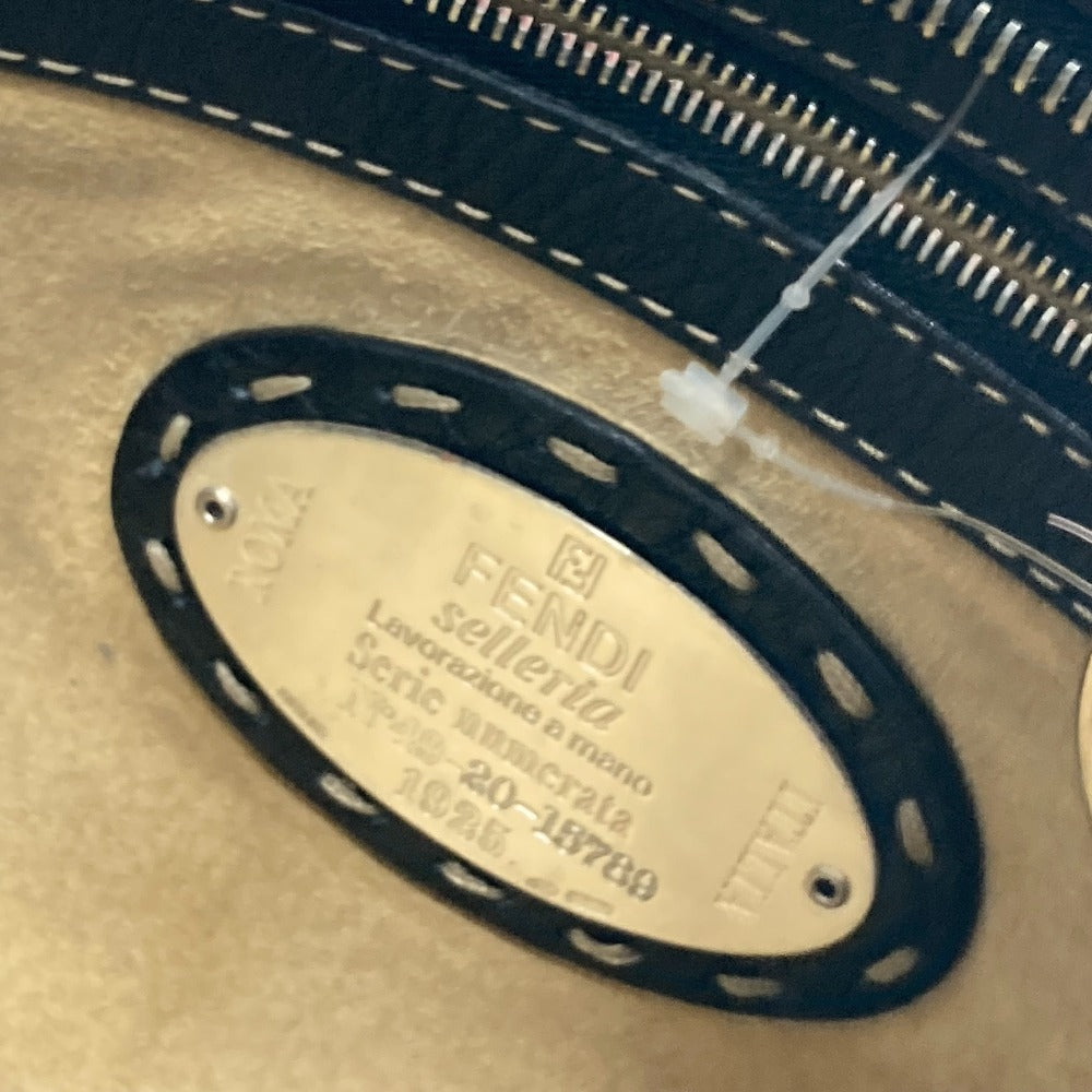 FENDI Handbag 8BR264 leather black Celeria