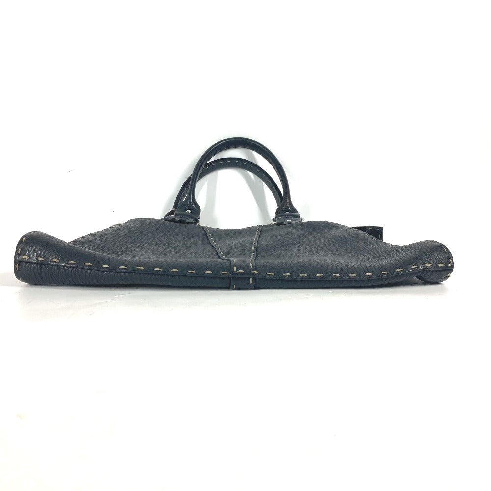 FENDI Handbag 8BR264 leather black Celeria