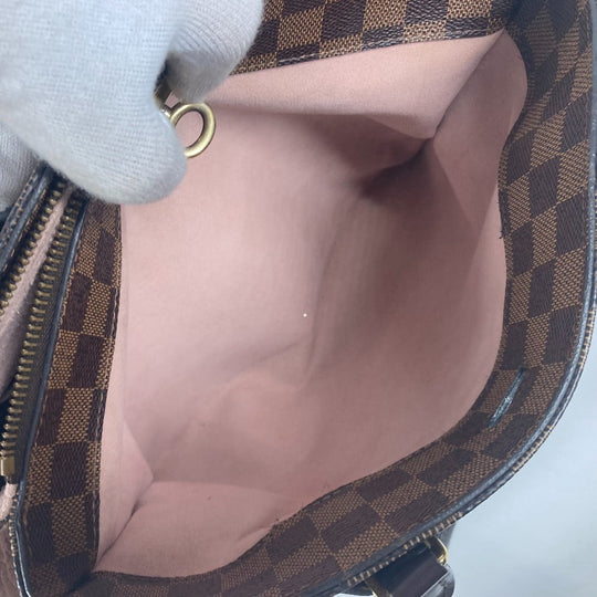 LOUIS VUITTON Tote Bag N41488  Damier canvas Brown Damier Normandy Women Used Authentic