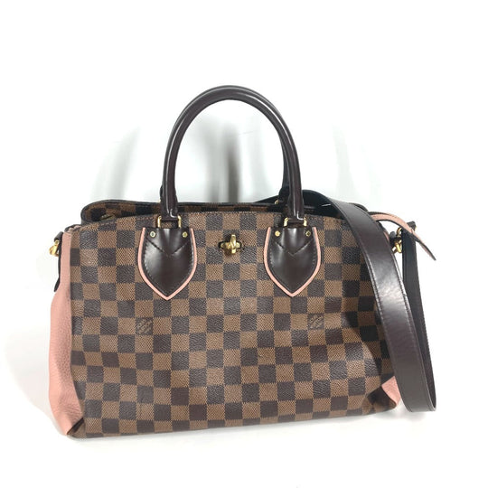 LOUIS VUITTON Tote Bag N41488  Damier canvas Brown Damier Normandy Women Used Authentic