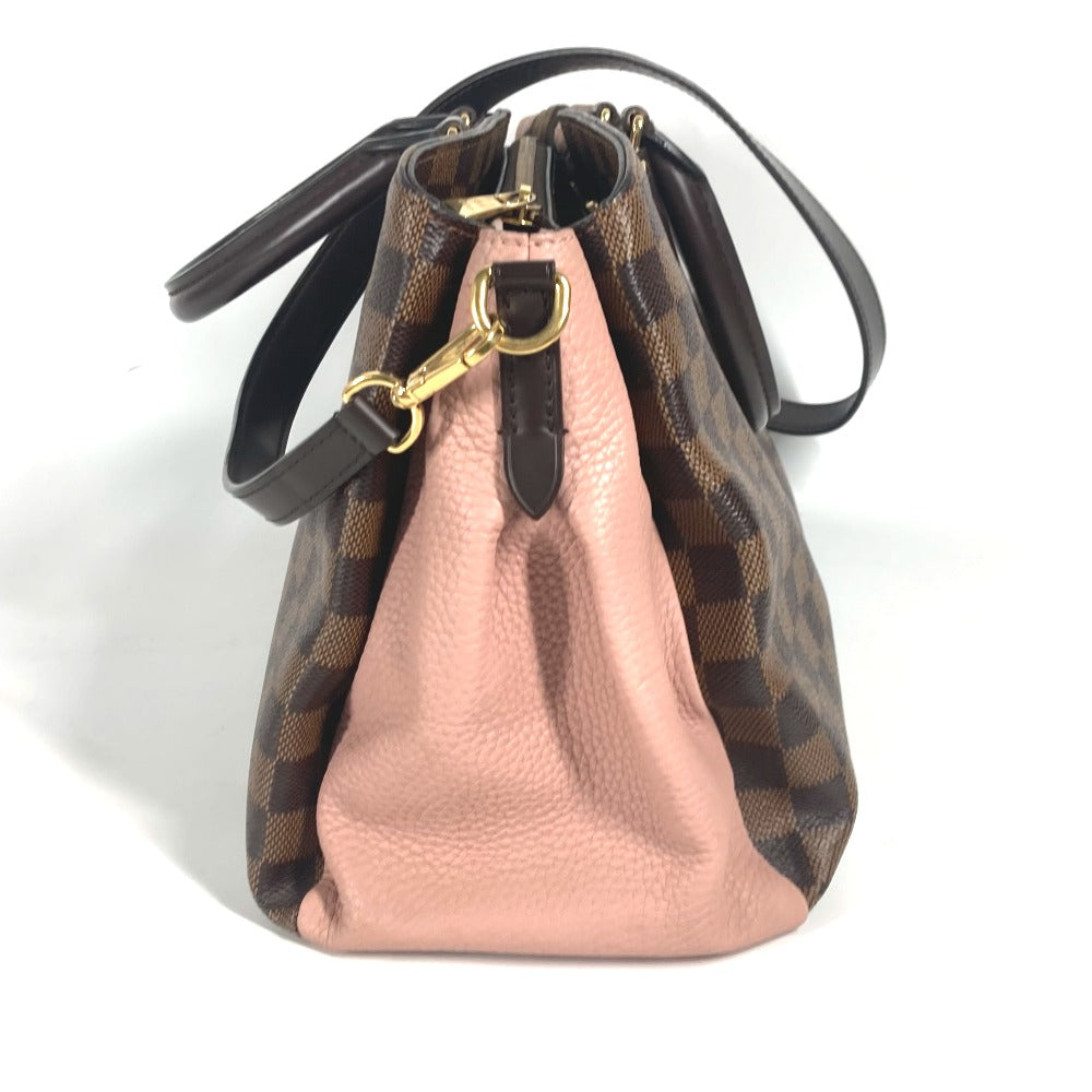 LOUIS VUITTON Tote Bag N41488  Damier canvas Brown Damier Normandy Women Used Authentic