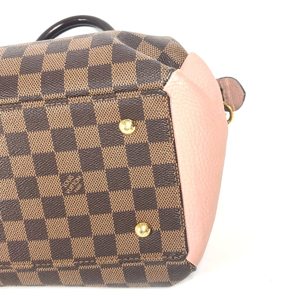 LOUIS VUITTON Tote Bag N41488  Damier canvas Brown Damier Normandy Women Used Authentic
