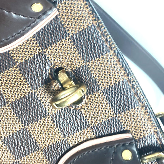 LOUIS VUITTON Tote Bag N41488  Damier canvas Brown Damier Normandy Women Used Authentic