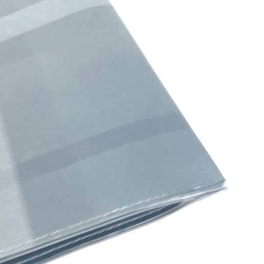 BURBERRY Clutch bag PVC black Check logo mens Used Authentic