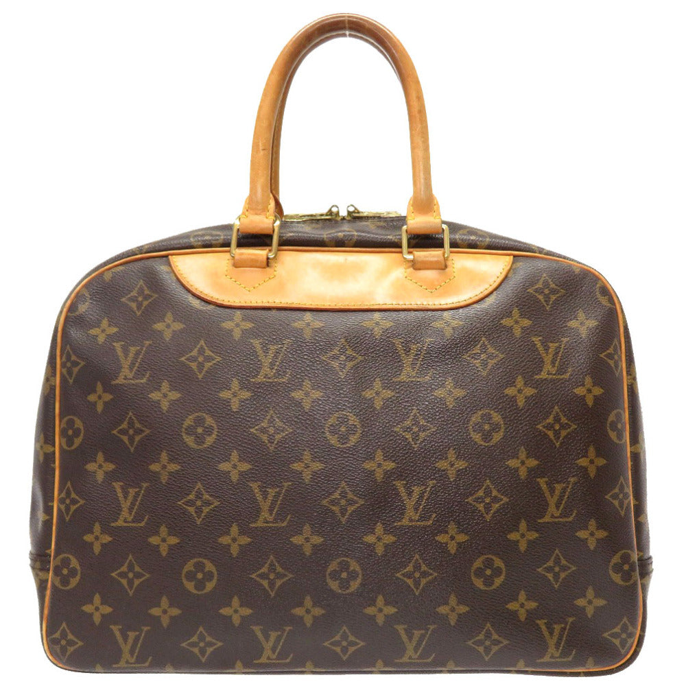 LOUIS VUITTON Handbag M47270 Monogram canvas Brown Monogram Deauville unisex(Unisex) Used Authentic