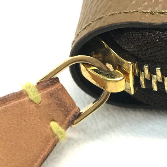 LOUIS VUITTON Long Wallet Purse M67687 Monogram reverse canvas Brown Monogram Giant Zippy wallet Women Used Authentic