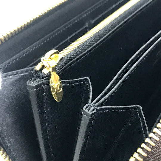 LOUIS VUITTON Long Wallet Purse M67687 Monogram reverse canvas Brown Monogram Giant Zippy wallet Women Used Authentic