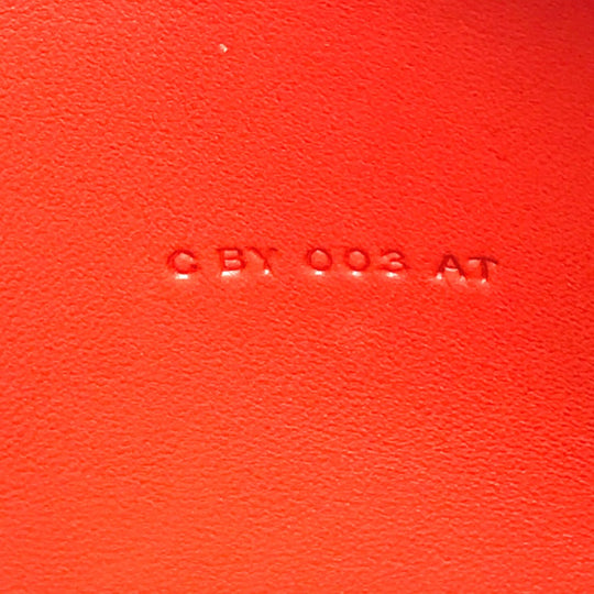 HERMES Long Wallet Purse Togo Orange red Dogon GM Dogon Duo unisex Secondhand Authentic