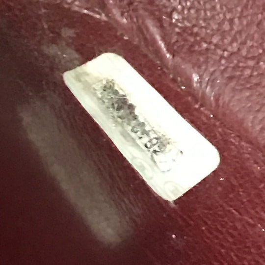 CHANEL Shoulder Bag suede Bordeaux CC COCO Mark Decama Trasse 34 Women Used Authentic