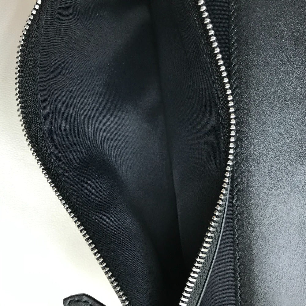 BURBERRY Long Wallet Purse 8016613 PVC / Leather Beige / black Cavendish mens Used Authentic