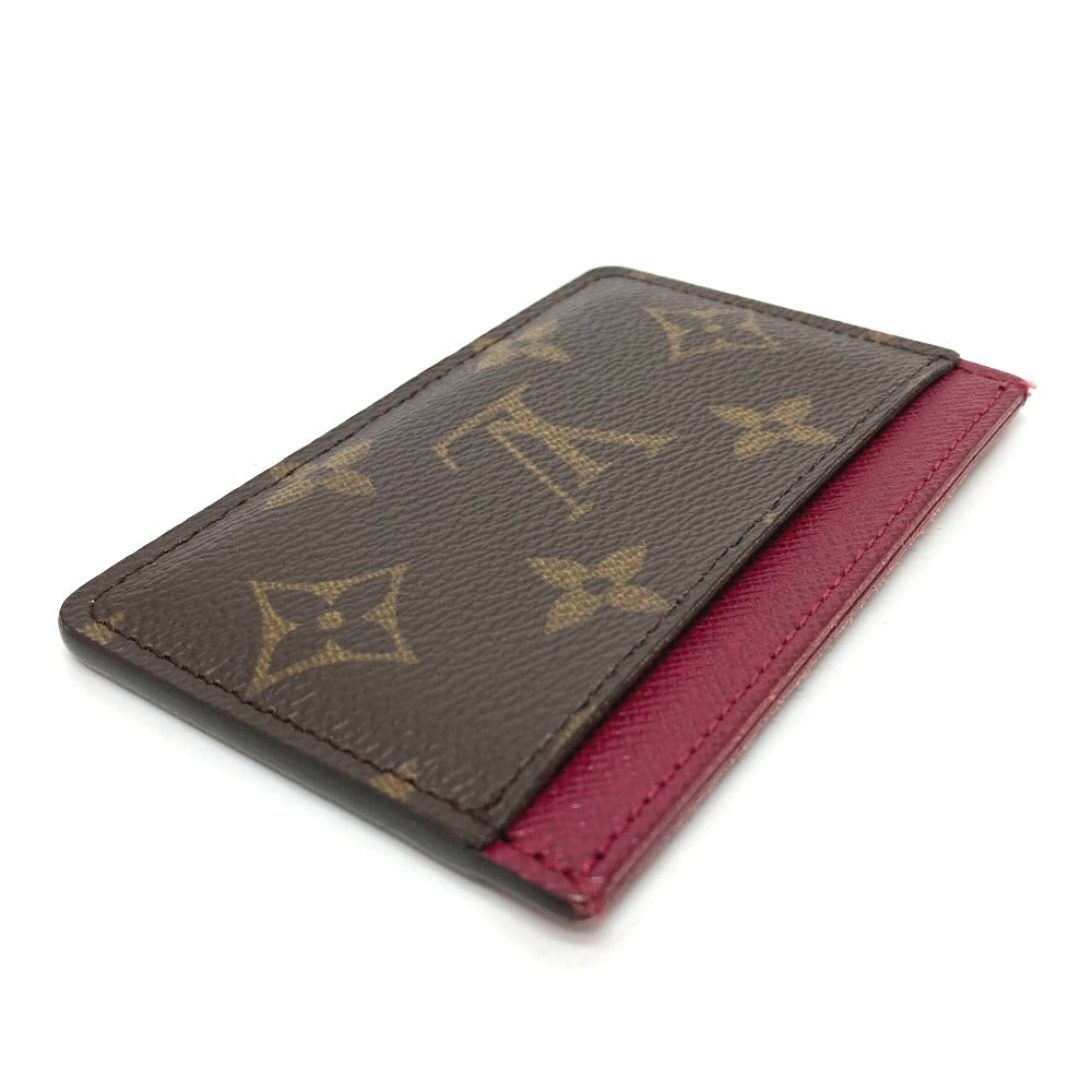LOUIS VUITTON Card Case M60703 Monogram canvas Brown Monogram Porte Cartes Simple