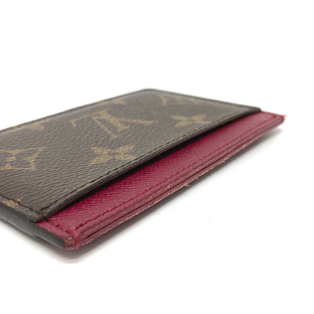 LOUIS VUITTON Card Case M60703 Monogram canvas Brown Monogram Porte Cartes Simple