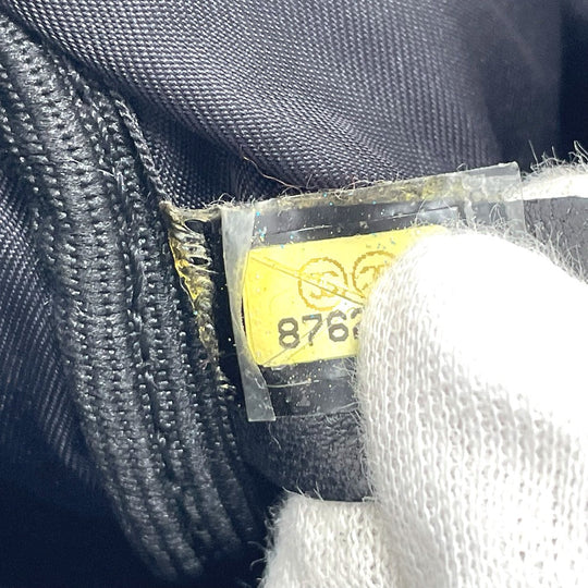 CHANEL Shoulder Bag Nylon White x black Sports Line CCCOCO Mark drink bag Women Used Authentic