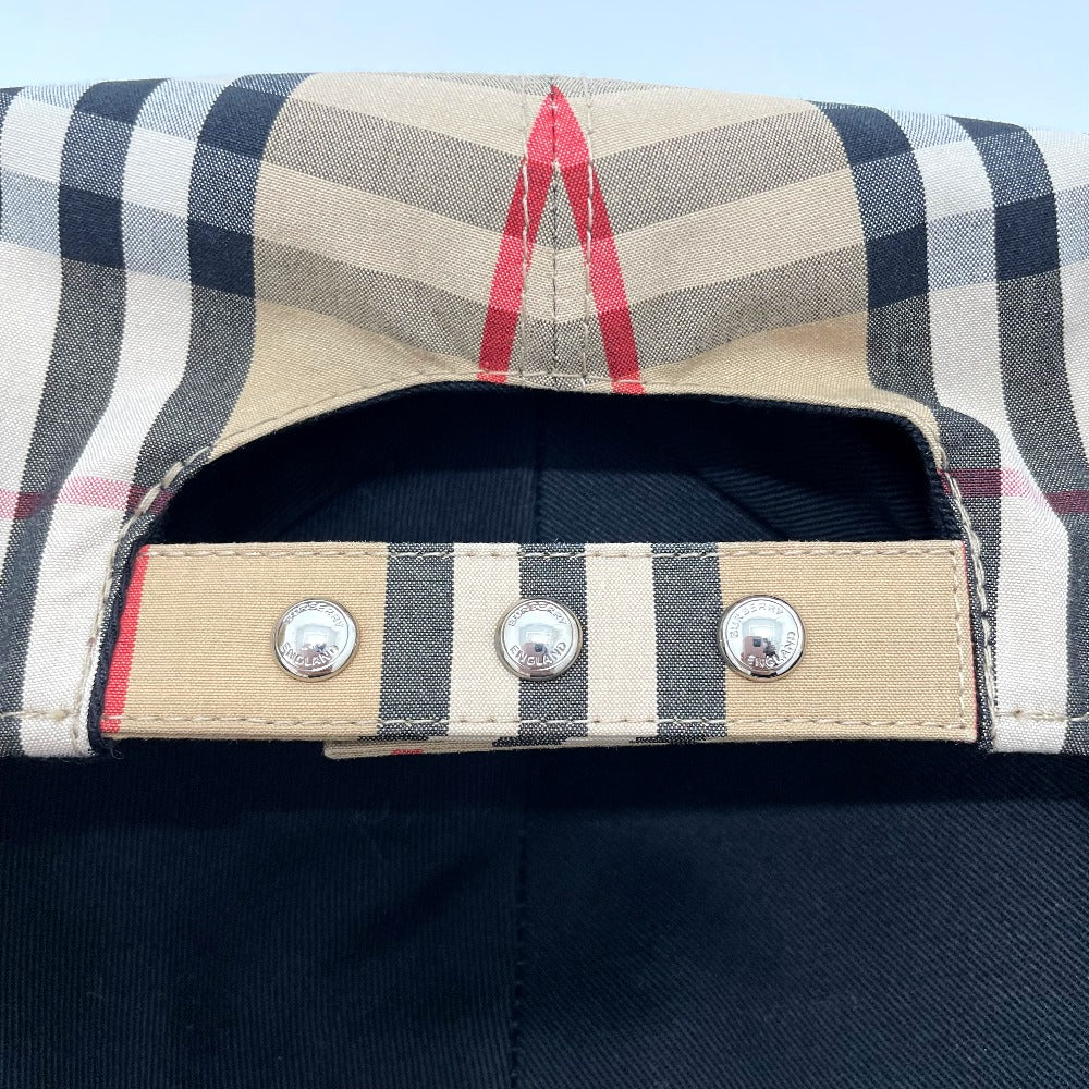 BURBERRY cap 8017283 cotton beige Vintage check TB logo mens(Unisex) M Used Authentic